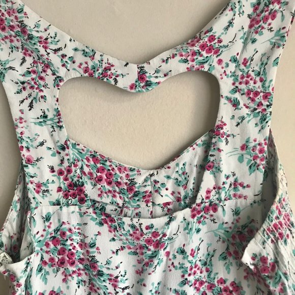 LC Lauren Conrad / Purple & White Floral Dress - Picture 7 of 10